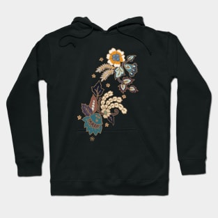 Purple flowers in the garden Hoodie